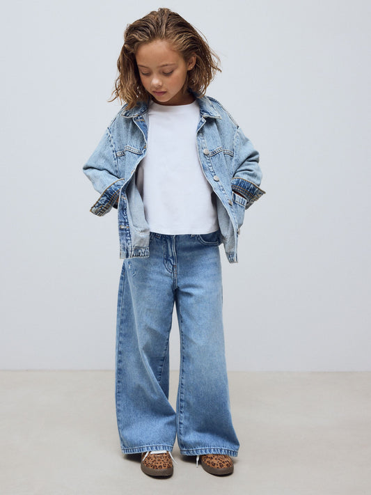 Dsiney Kidz - Denim Extra Wide Leg Jeans (6-16yrs) image 2