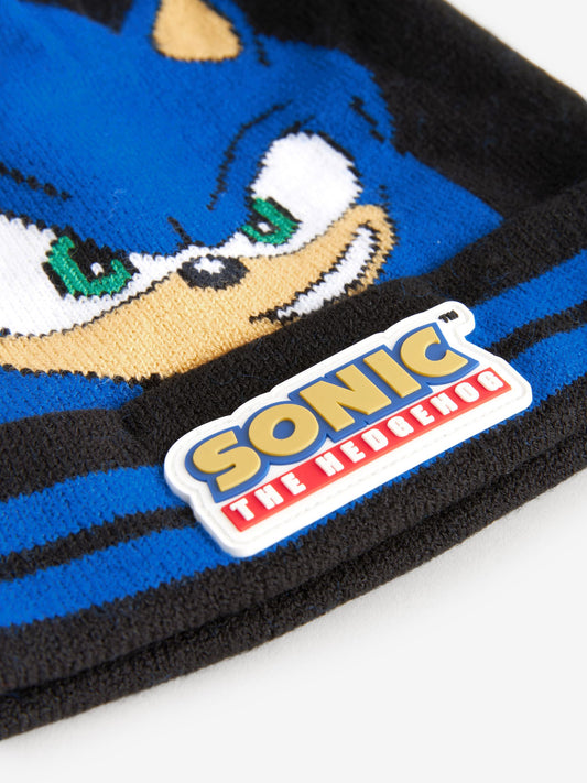 Blue Sonic The Hedgehog Pom Beanie (3-16yrs) image 3