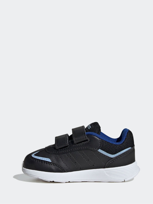 adidas Black/Navy Tensaur Switch Hook and Loop Infant Trainers image 2