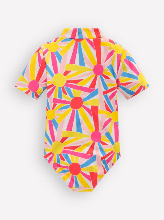 Dsiney Kidz - Boden Cream Short Sleeve Swimsuit image 2