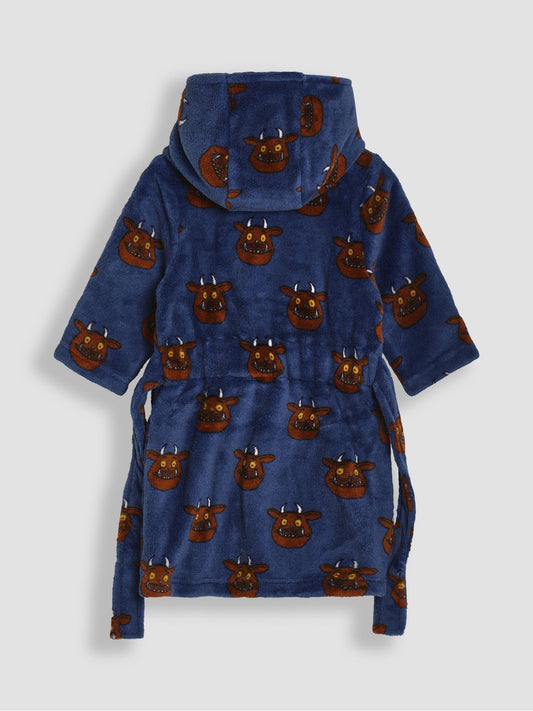 Dsiney Kidz - JoJo Maman Bébé Navy Blue Gruffalo The Gruffalo Printed Dressing Gown image 2