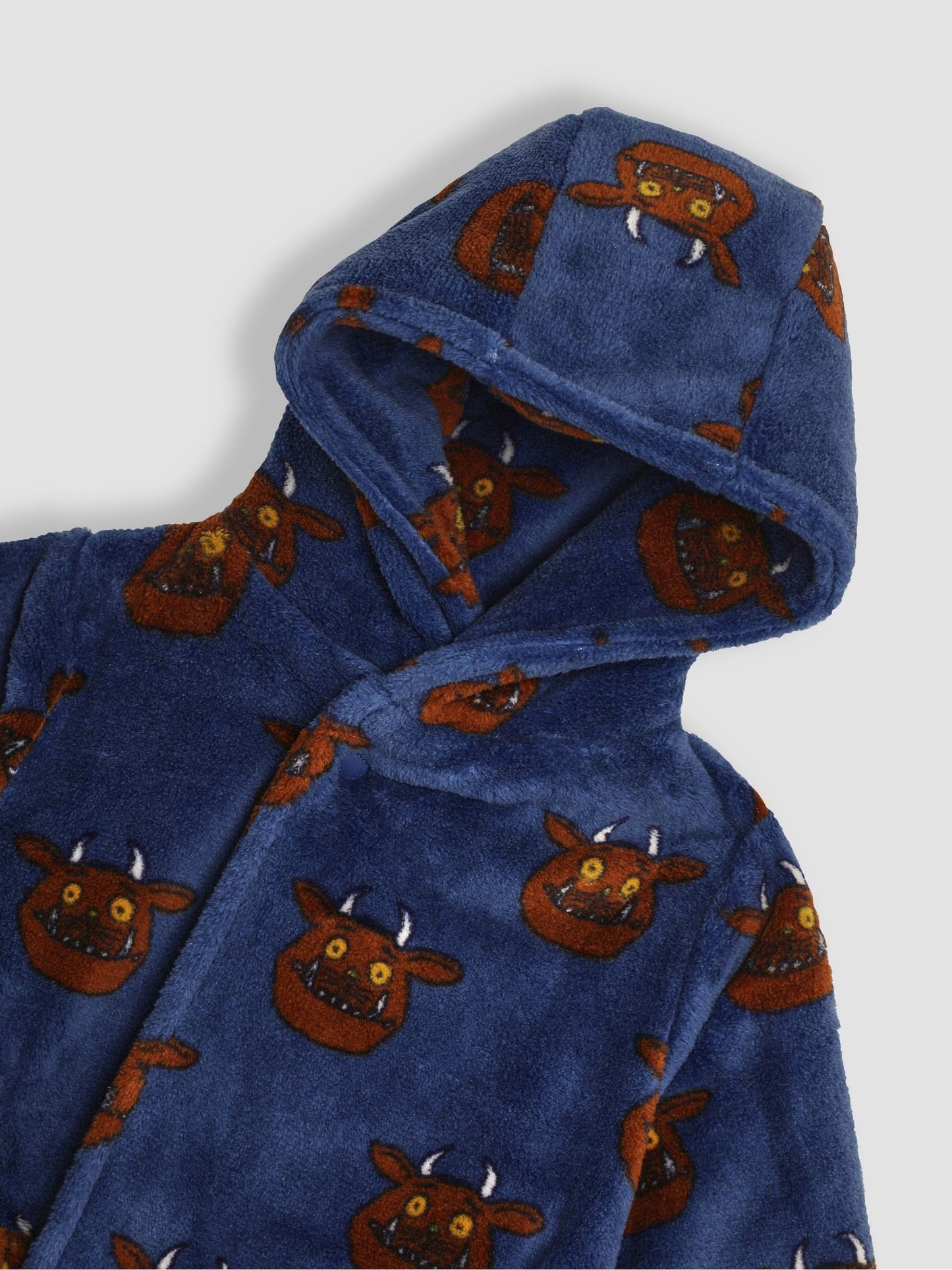 Dsiney Kidz - JoJo Maman Bébé Navy Blue Gruffalo The Gruffalo Printed Dressing Gown image 3