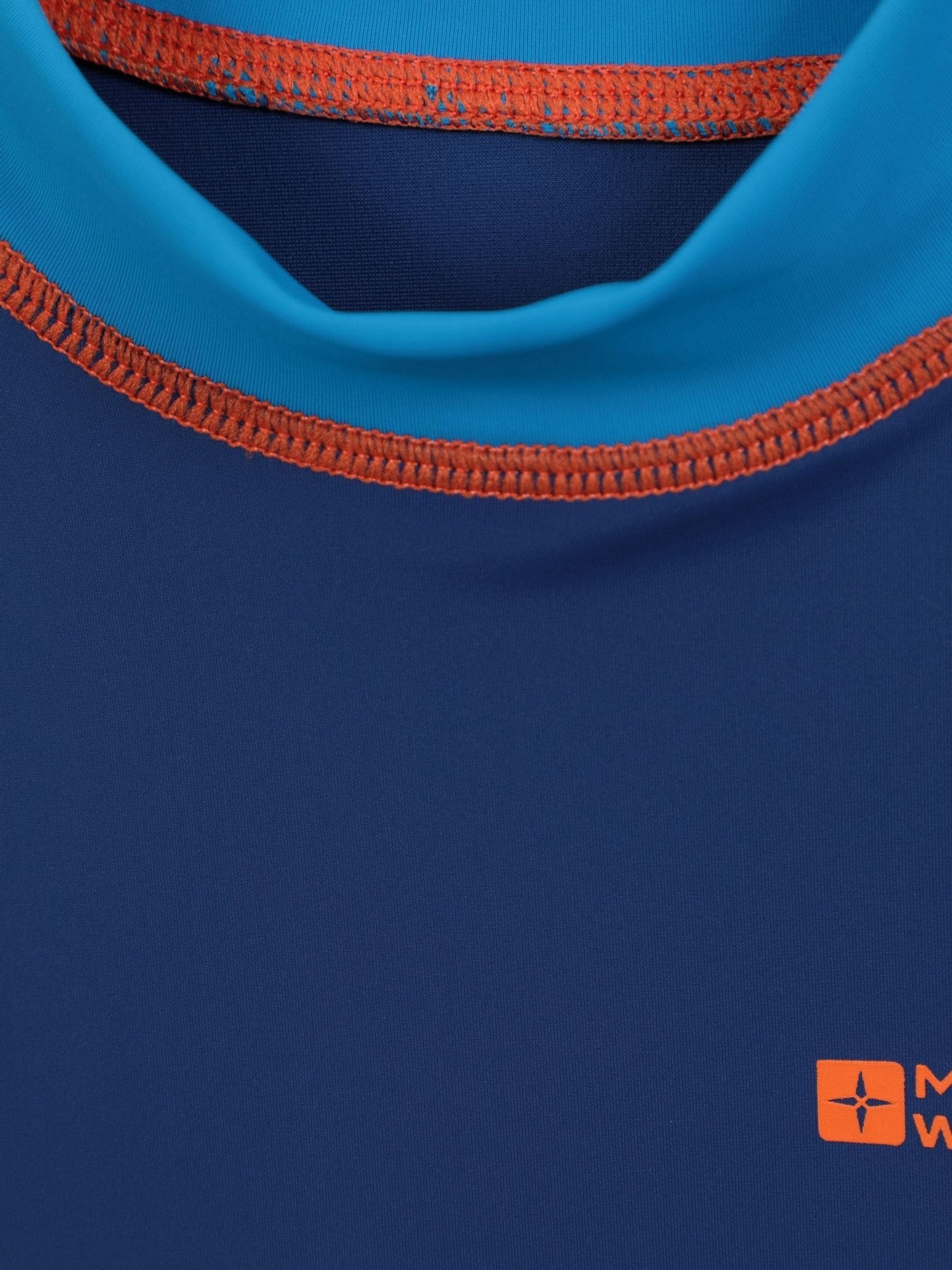 Mountain Warehouse Blue Short Sleeved Kids Rash Vest image 5