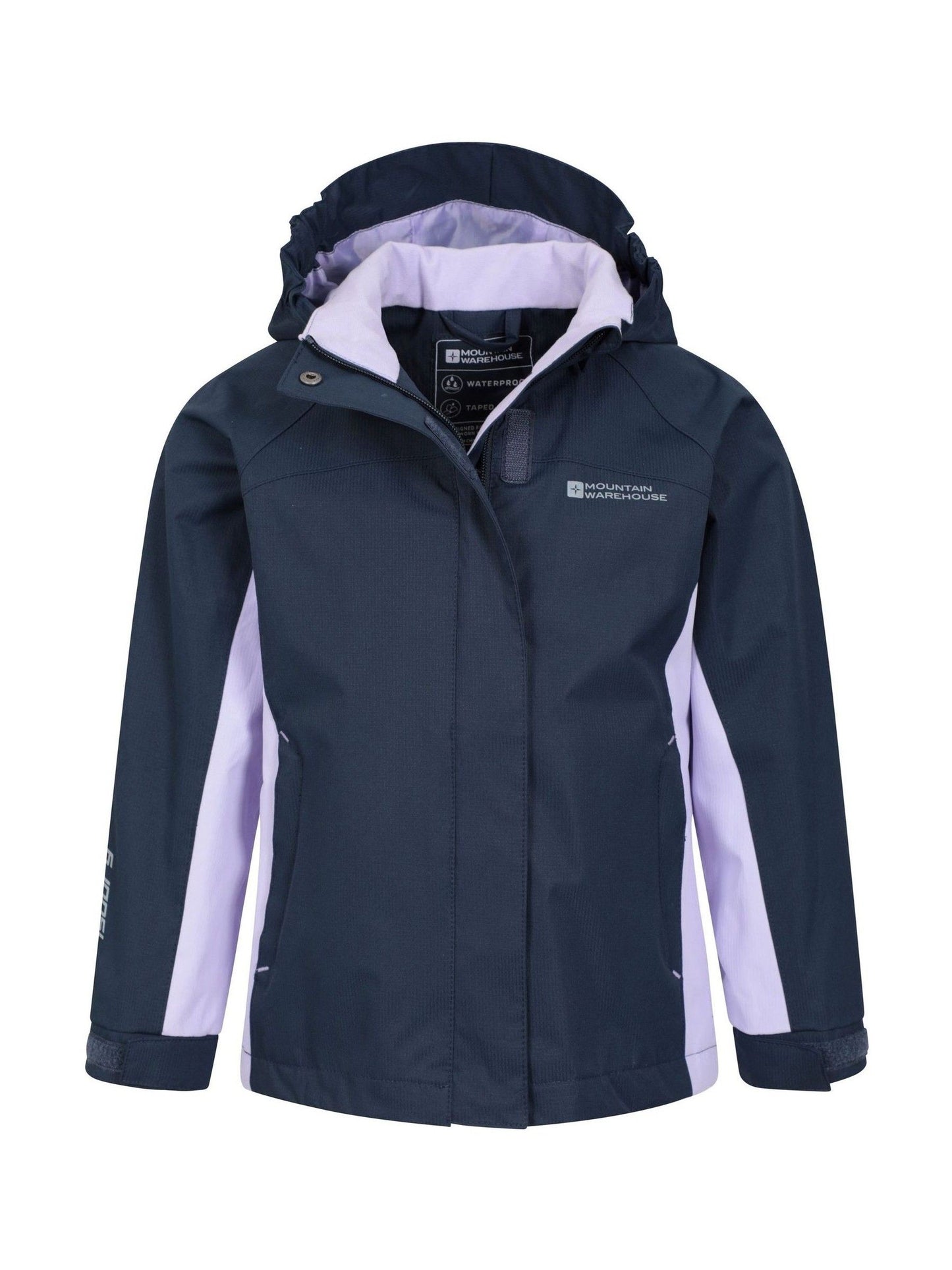 Dsiney Kidz - Mountain Warehouse Blue Kids Shelly II Waterproof Jacket image 5