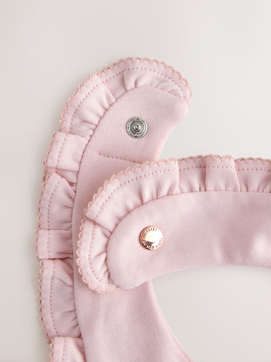 Baker by Ted Baker 2 Pack Pink Layette Bibs