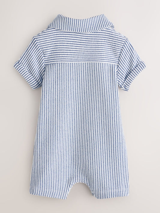 Baker by Ted Baker Textured Stripe Romper