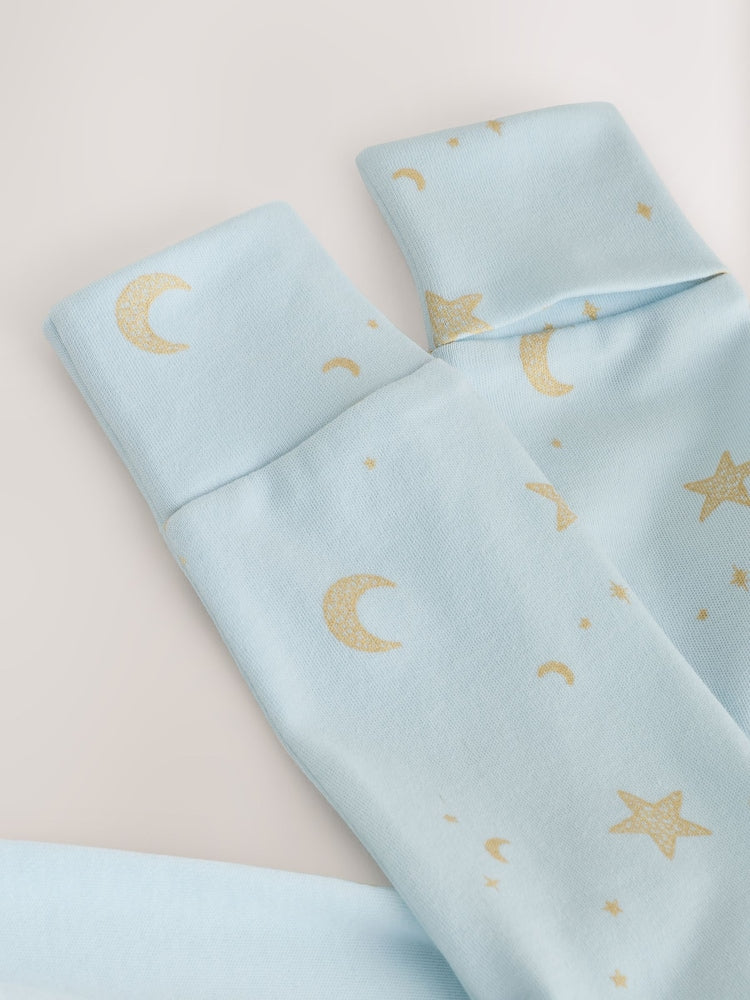 Blue EID Baby Sleepsuit (0mths-2yrs)