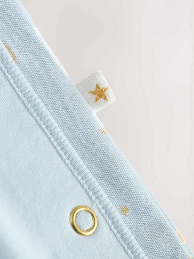 Blue EID Baby Sleepsuit Immediate