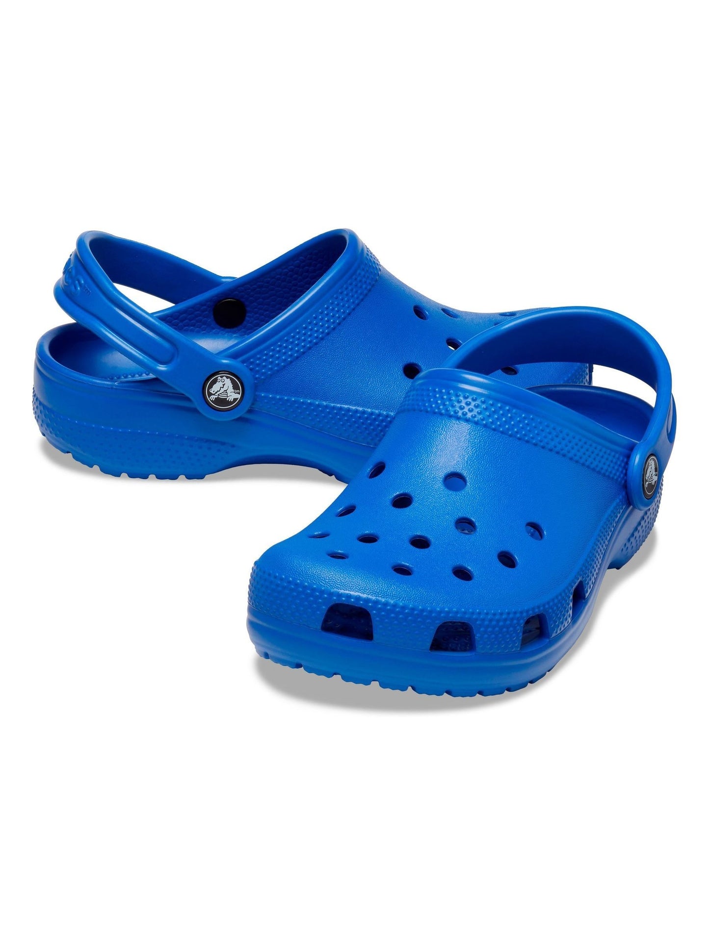 Crocs Cobalt Blue Kids Unisex Classic Clogs image 6