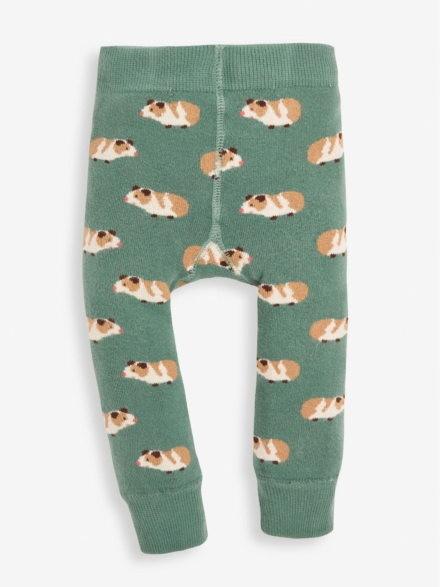 JoJo Maman Bébé Green Guinea Pig Extra Thick Leggings image 3
