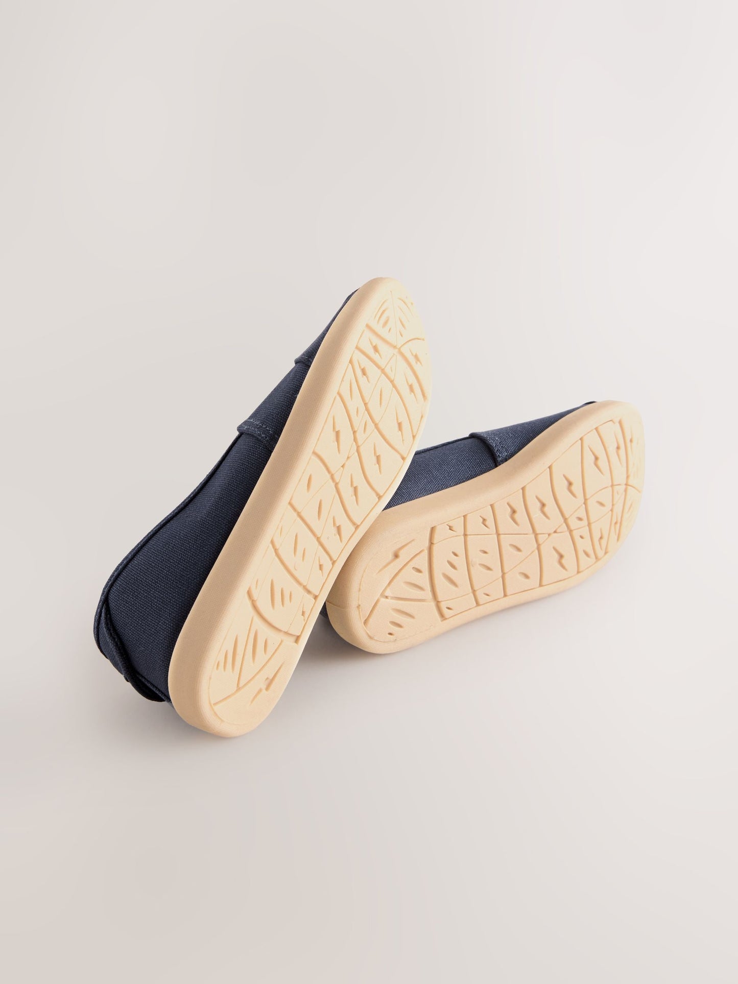 Navy Blue Canvas Slip-Ons Shoes image 5