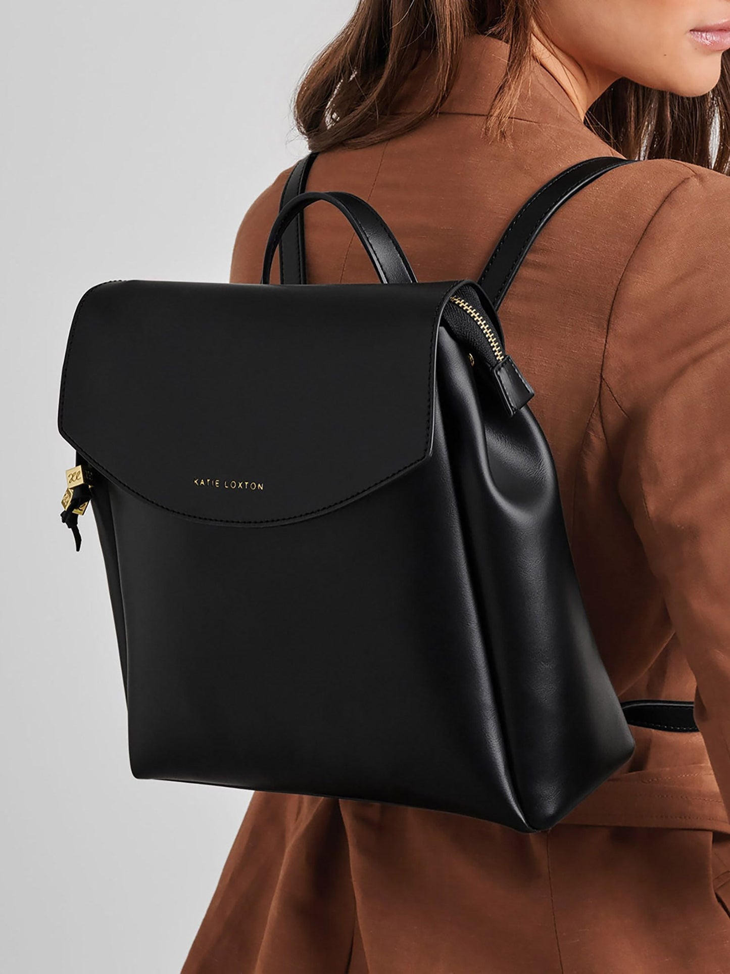 Katie Loxton Black Nadia Medium Backpack image 1