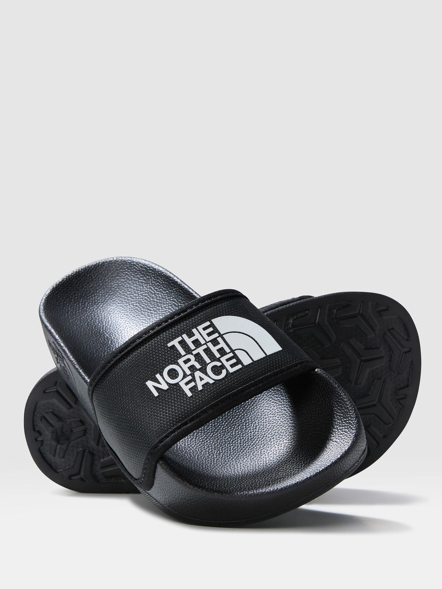 The North Face Black/White Youth Base Camp III Sliders image 7