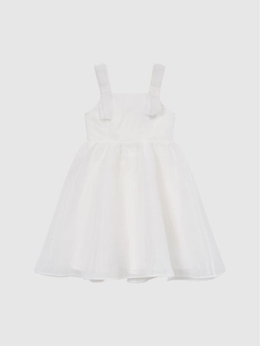 Dsiney Kidz - Reiss Ivory Selena Tulle Strappy Occasion Dress image 2