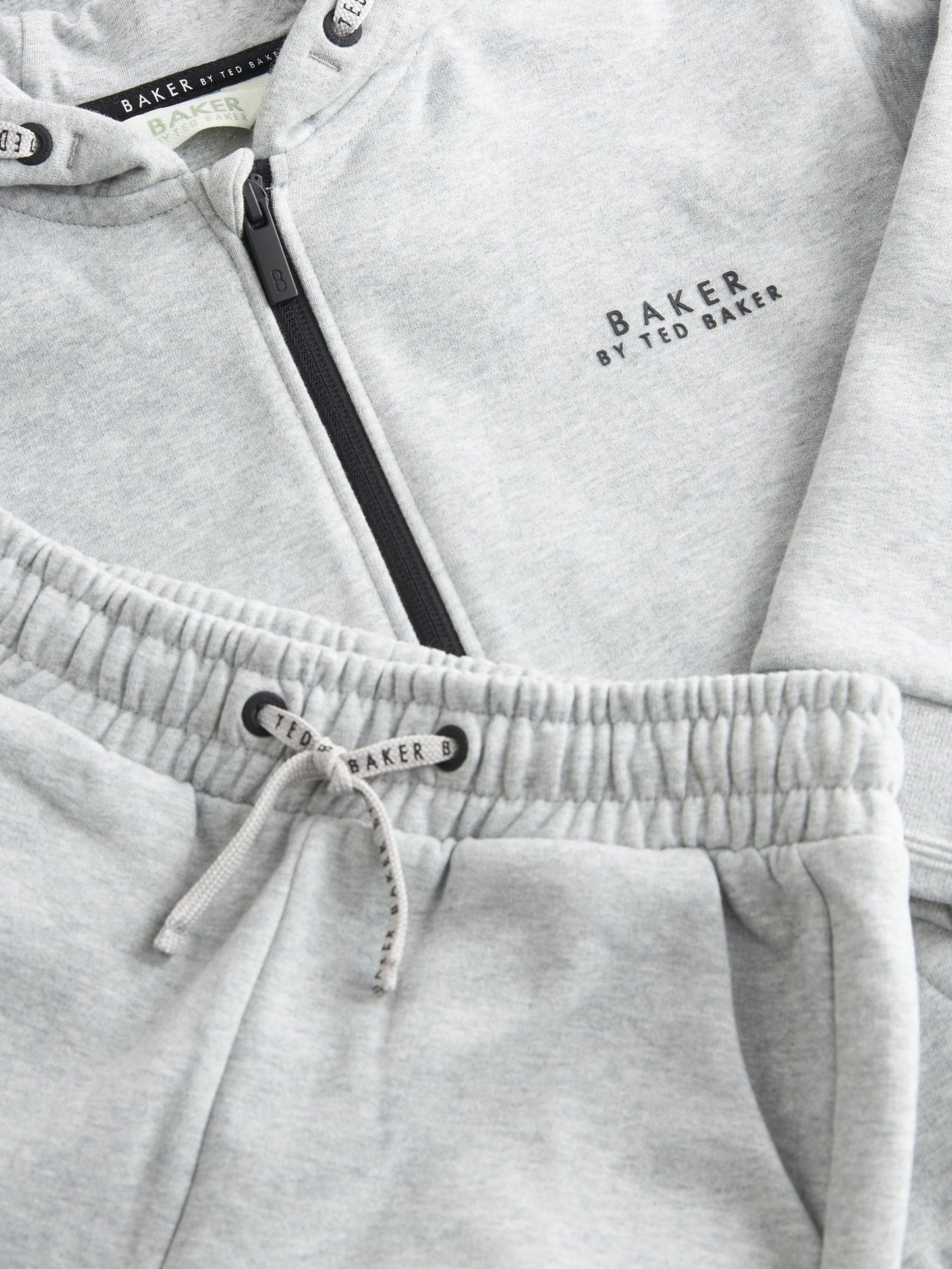 Dsiney Kidz - Baker by Ted Baker Grey Baker by Ted Baker Zip Through Hoodie and Jogger Set image 13