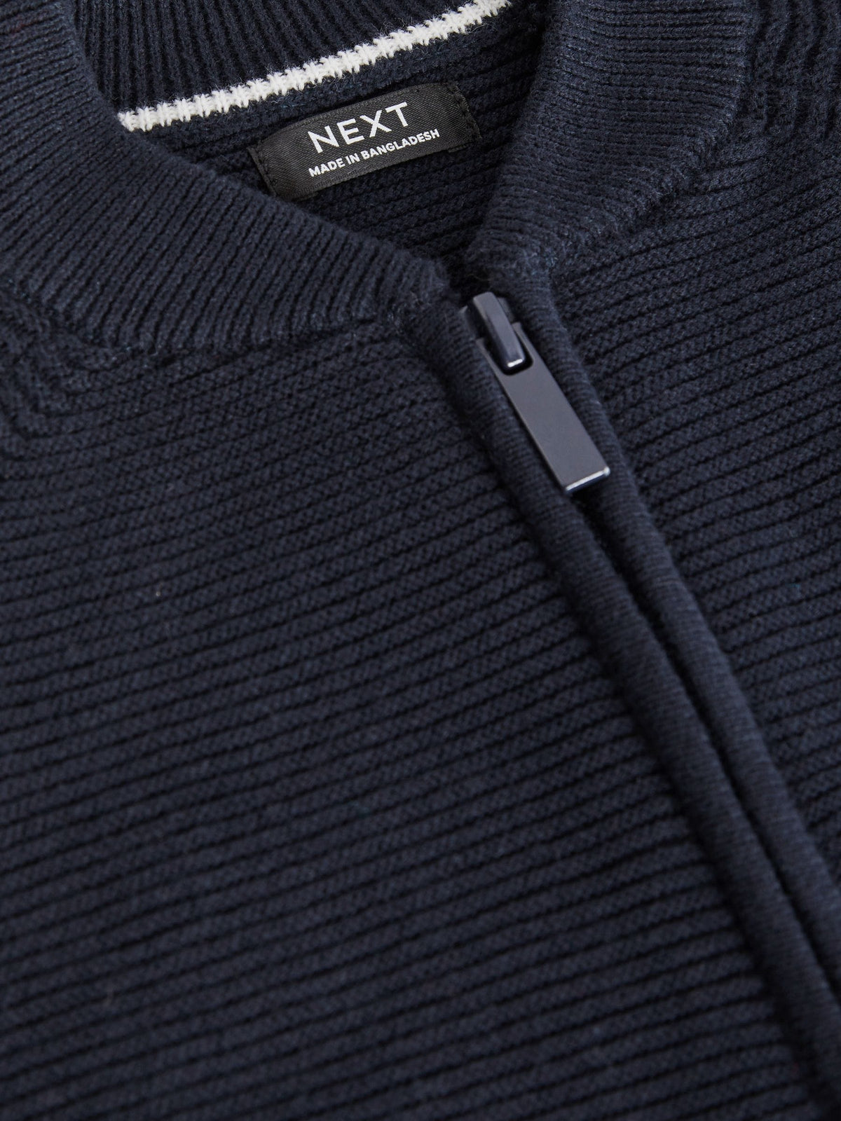 Navy Zip Up Cardigan (3mths-7yrs) - image 7