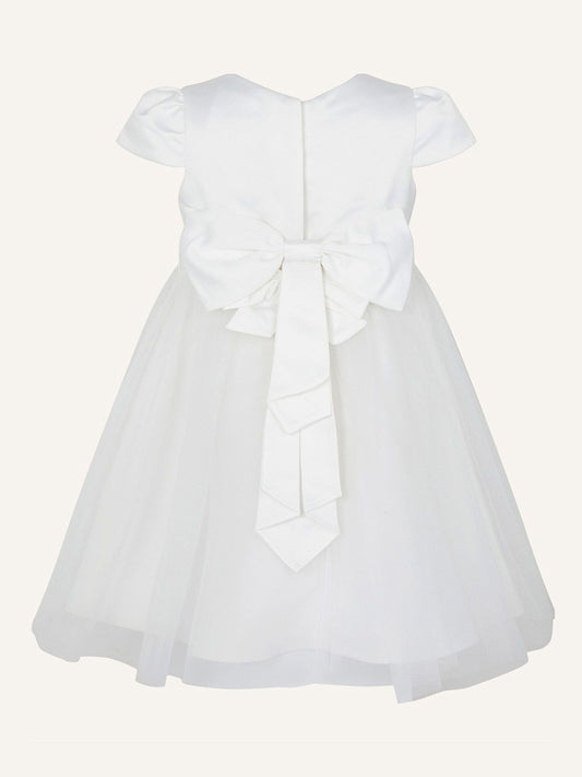 Dsiney Kidz - Monsoon Cream Tulle Baby Bridesmaid Dress image 2