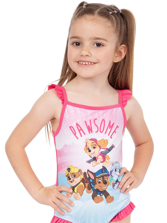Dsiney Kidz - Character Pink Paw Patrol Pawsome Group Swimsuit image 2