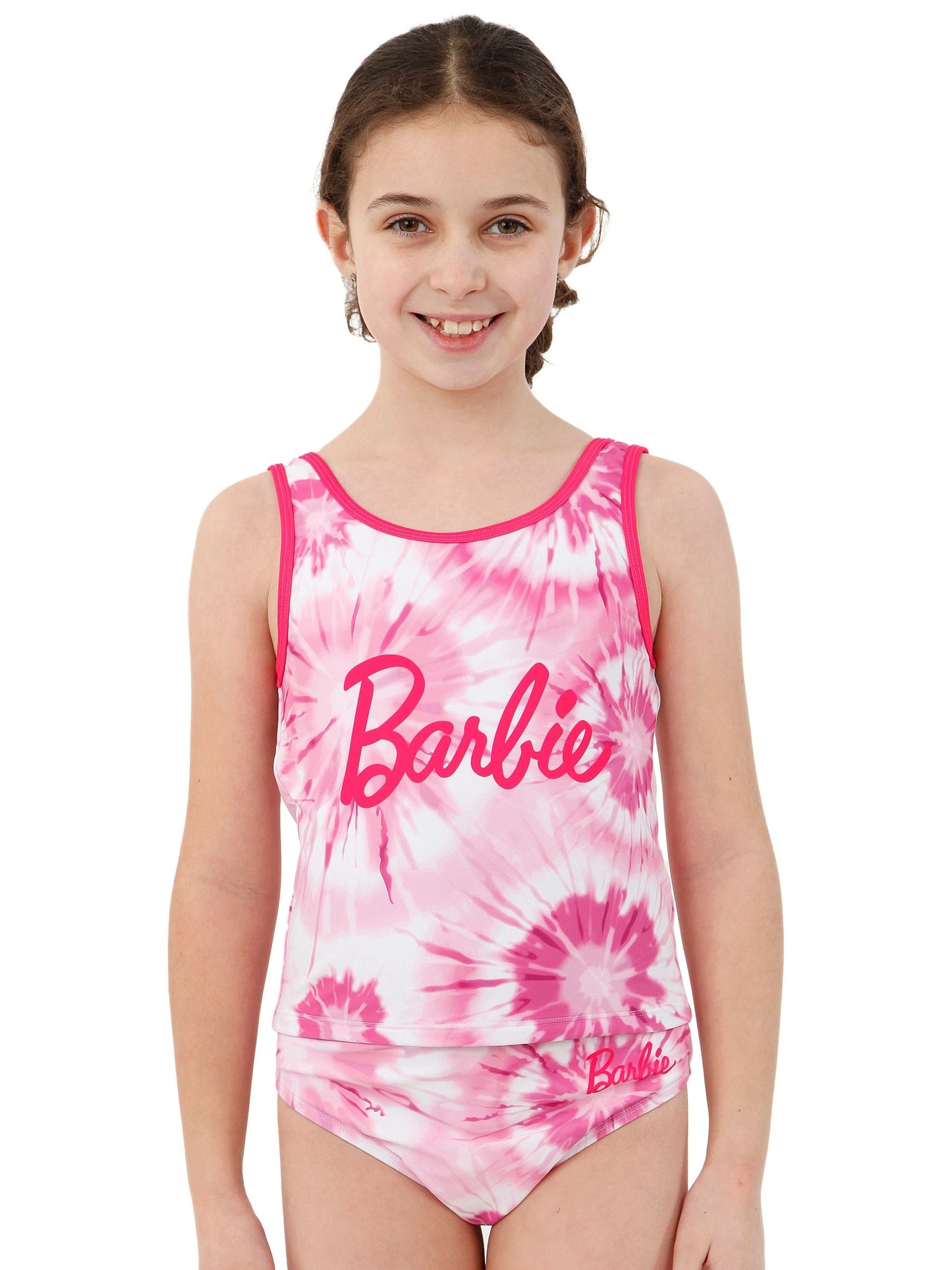 Character Pink Barbie Tankini Pink Tie Dye Set image 8