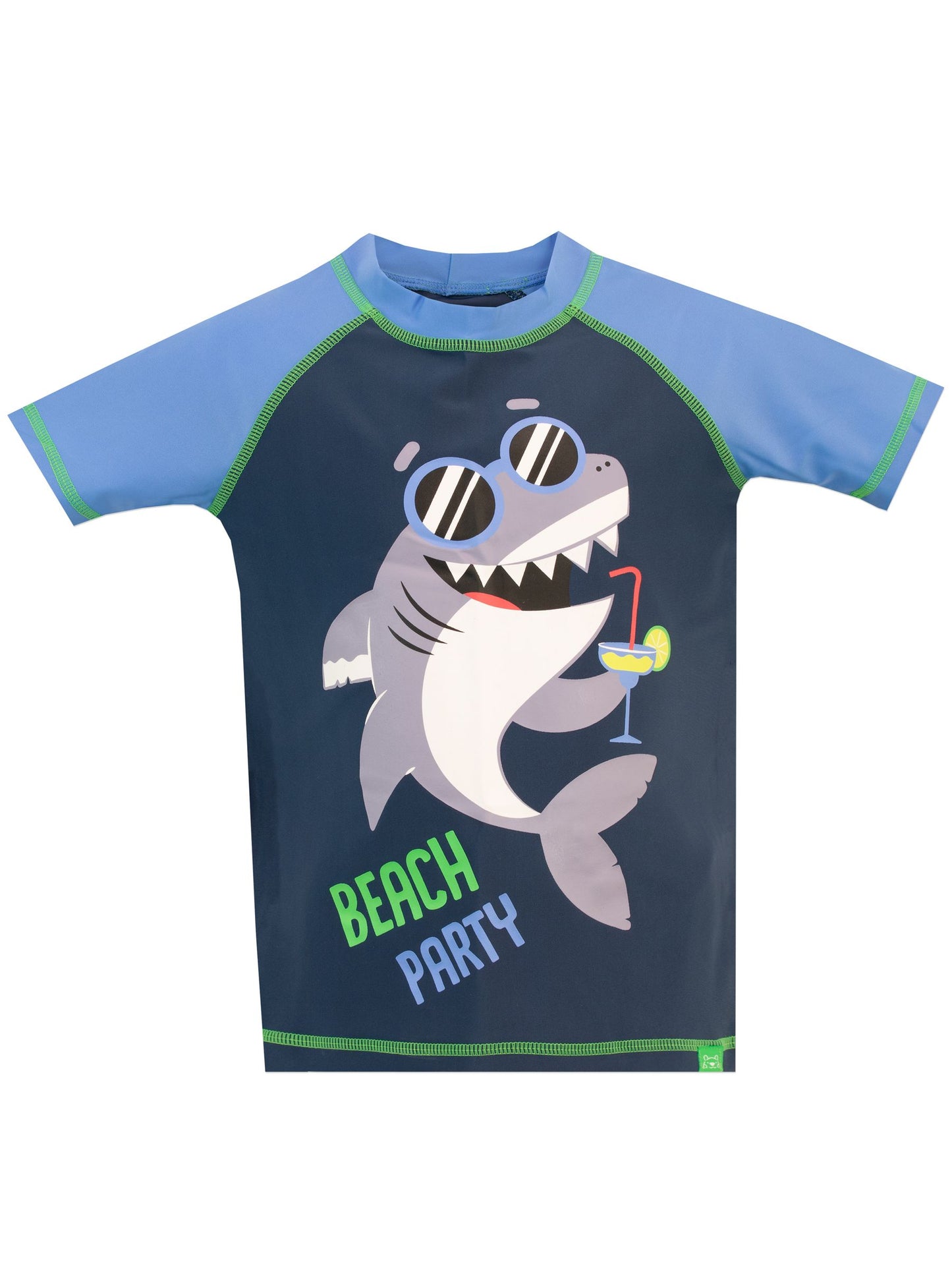 Character Blue Nautical Shark Beach Party Swimsuit image 6