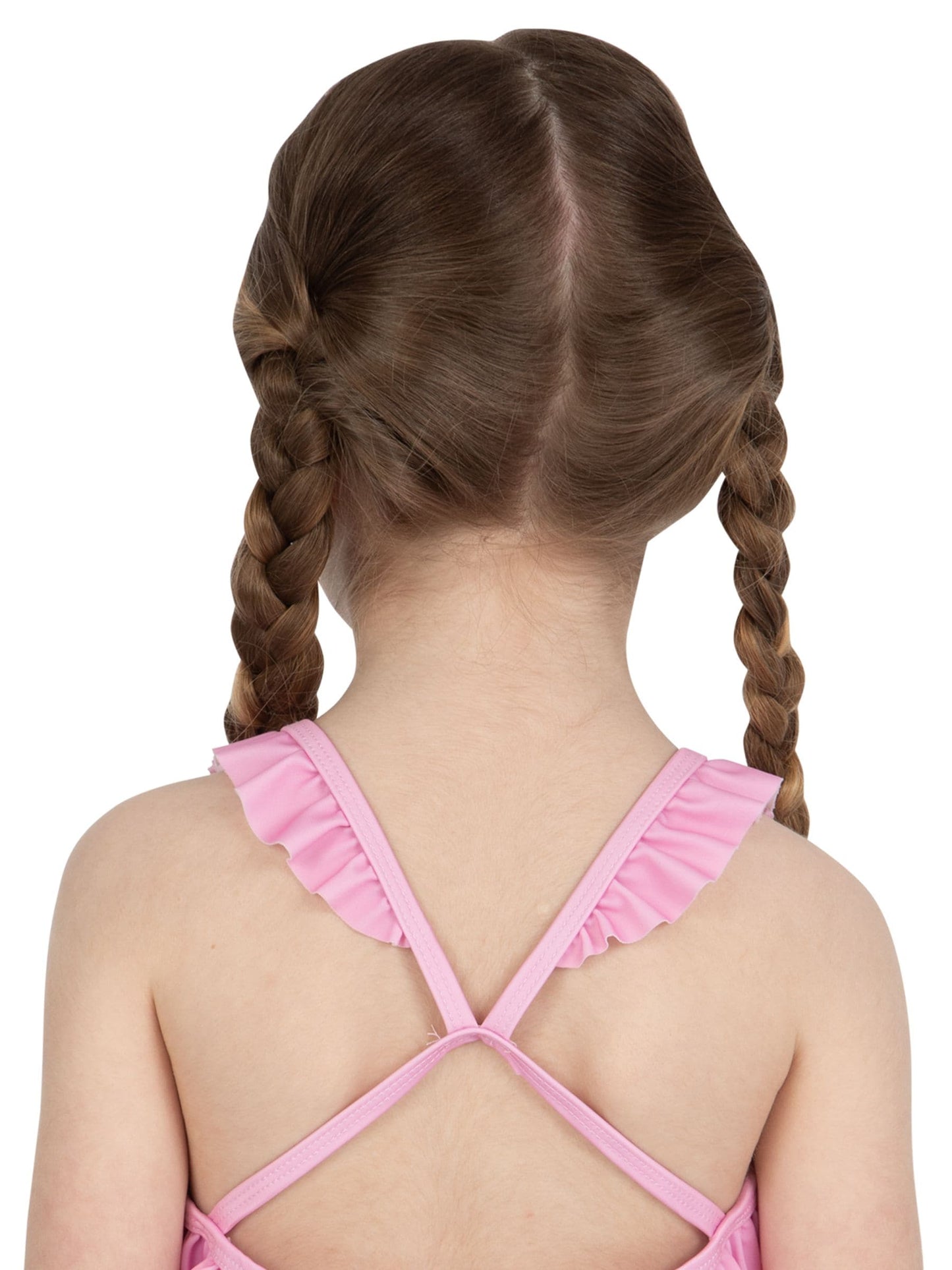Dsiney Kidz - Character Pink Pattern Swimsuit Pastel Stripes image 8