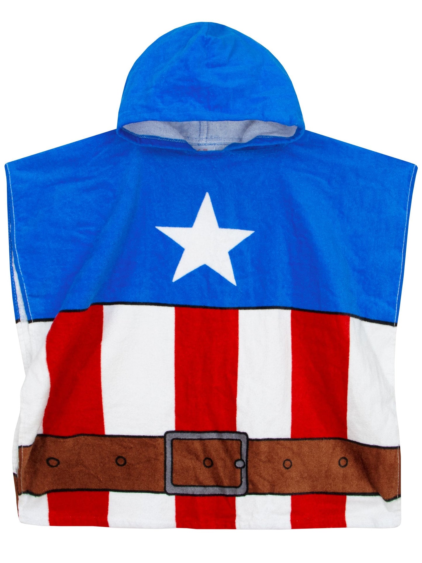 Character Blue Captain America Poncho Captain America Outfit image 1