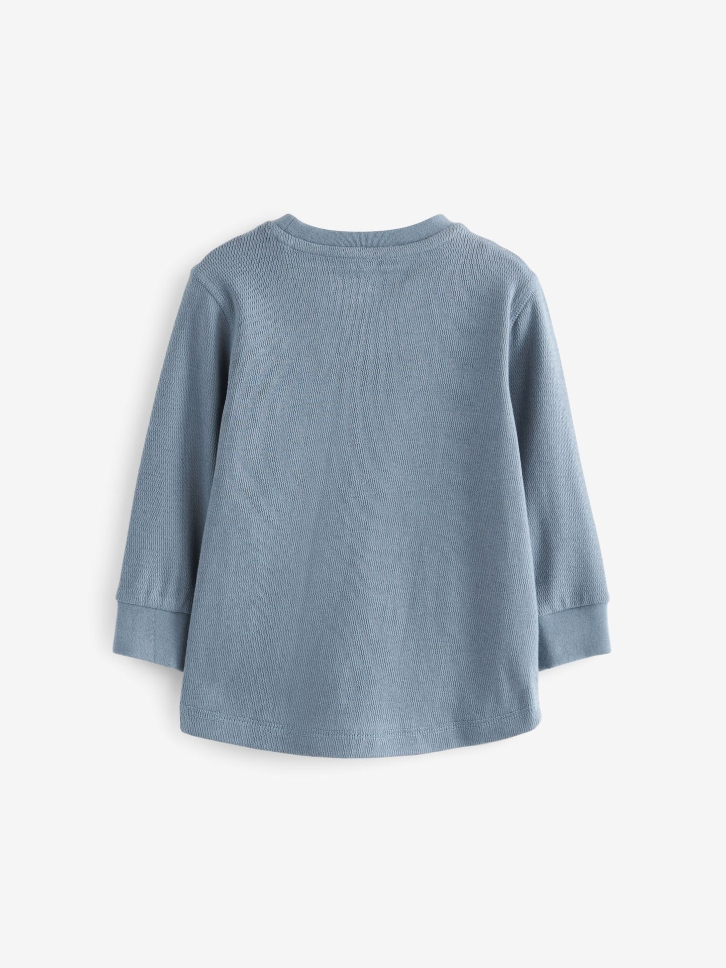 Dsiney Kidz - Blue Long Sleeve Textured T-Shirts 3 Pack (3mths-7yrs) image 2