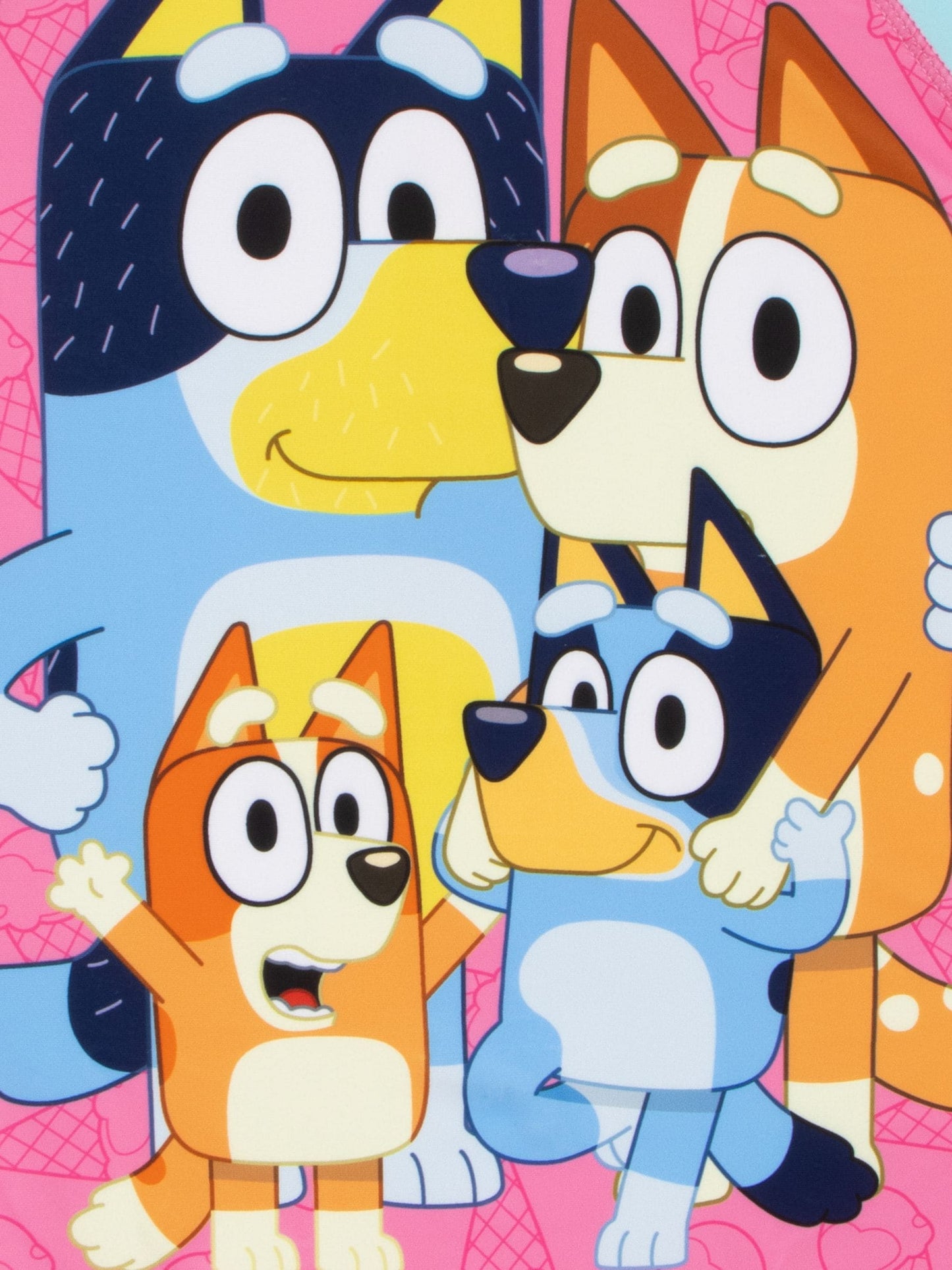 Character Pink Bluey Surfsuit Family Swimsuit image 5