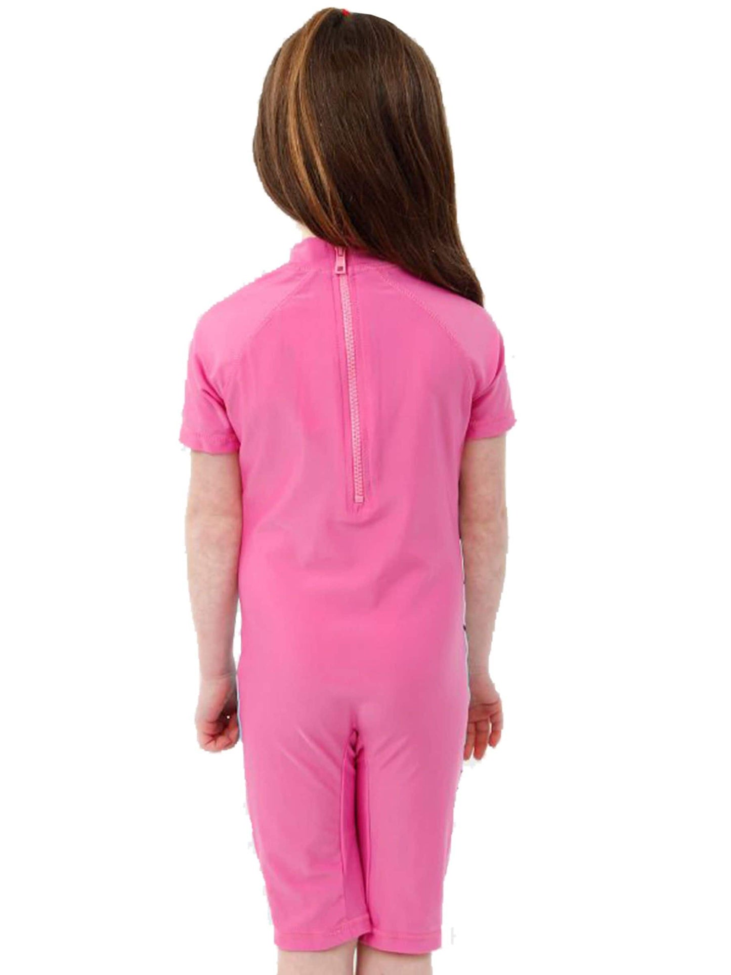 Character Blue Minnie Mouse Surfsuit Pink Sleeves image 4