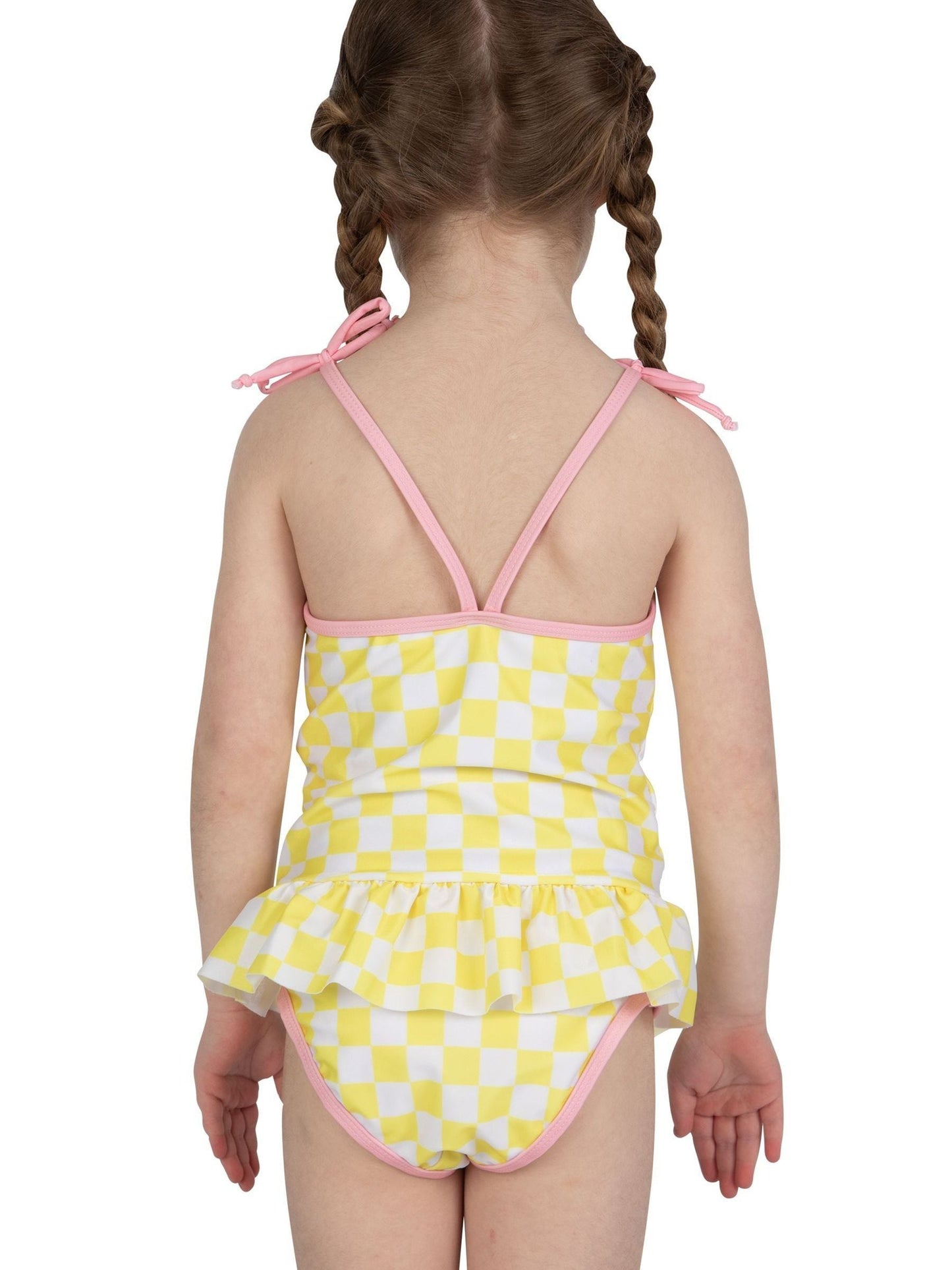 Dsiney Kidz - Character Yellow Pattern Checker Board Flower Swimsuit image 7