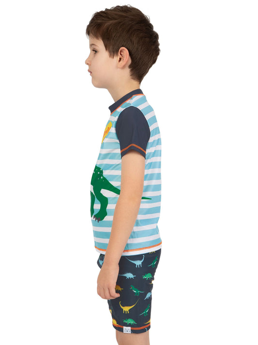 Character Blue Dinosaur Green Dino Rawr Swim Set image 2