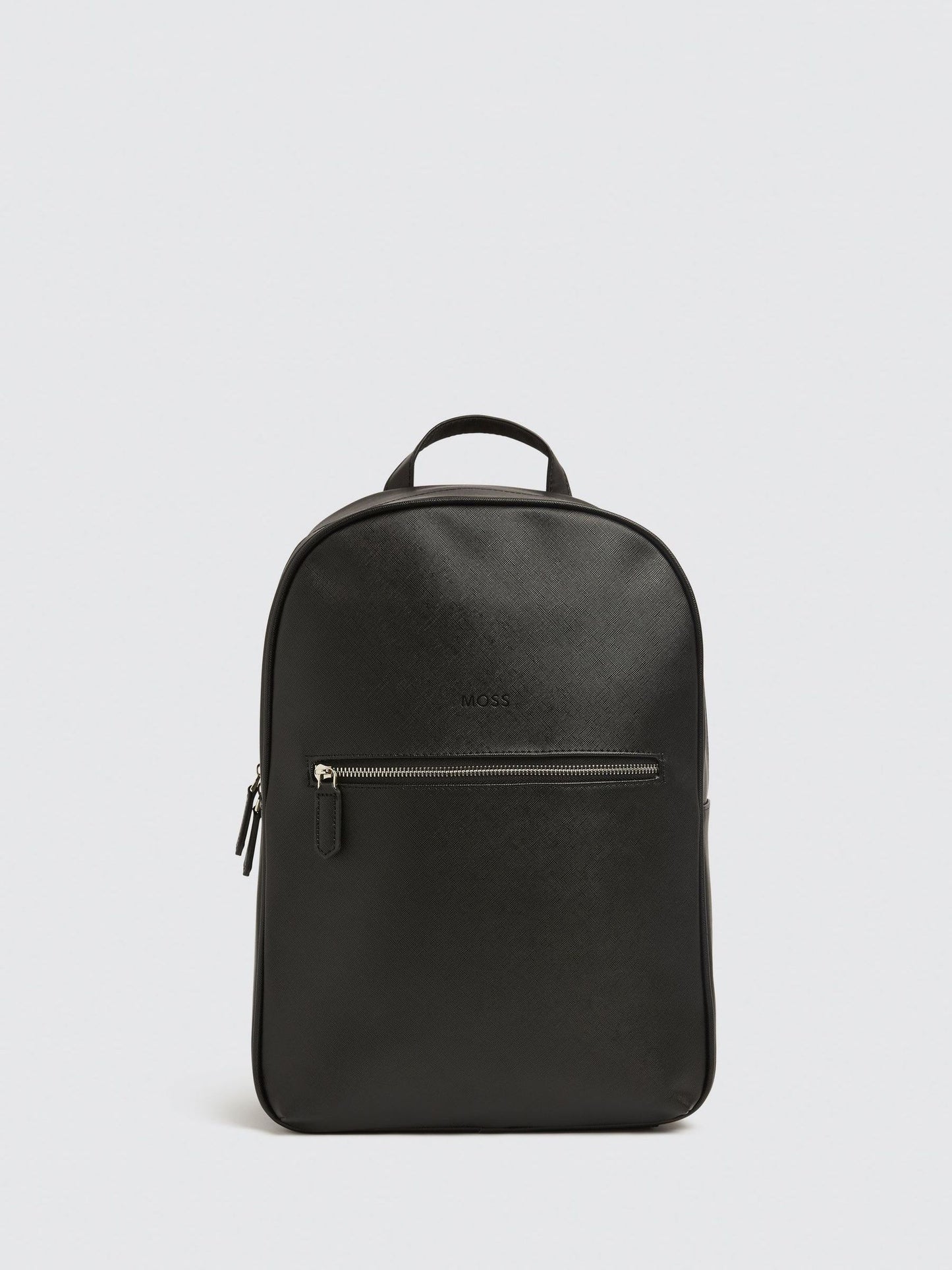 MOSS Black Saffiano Backpack image 1