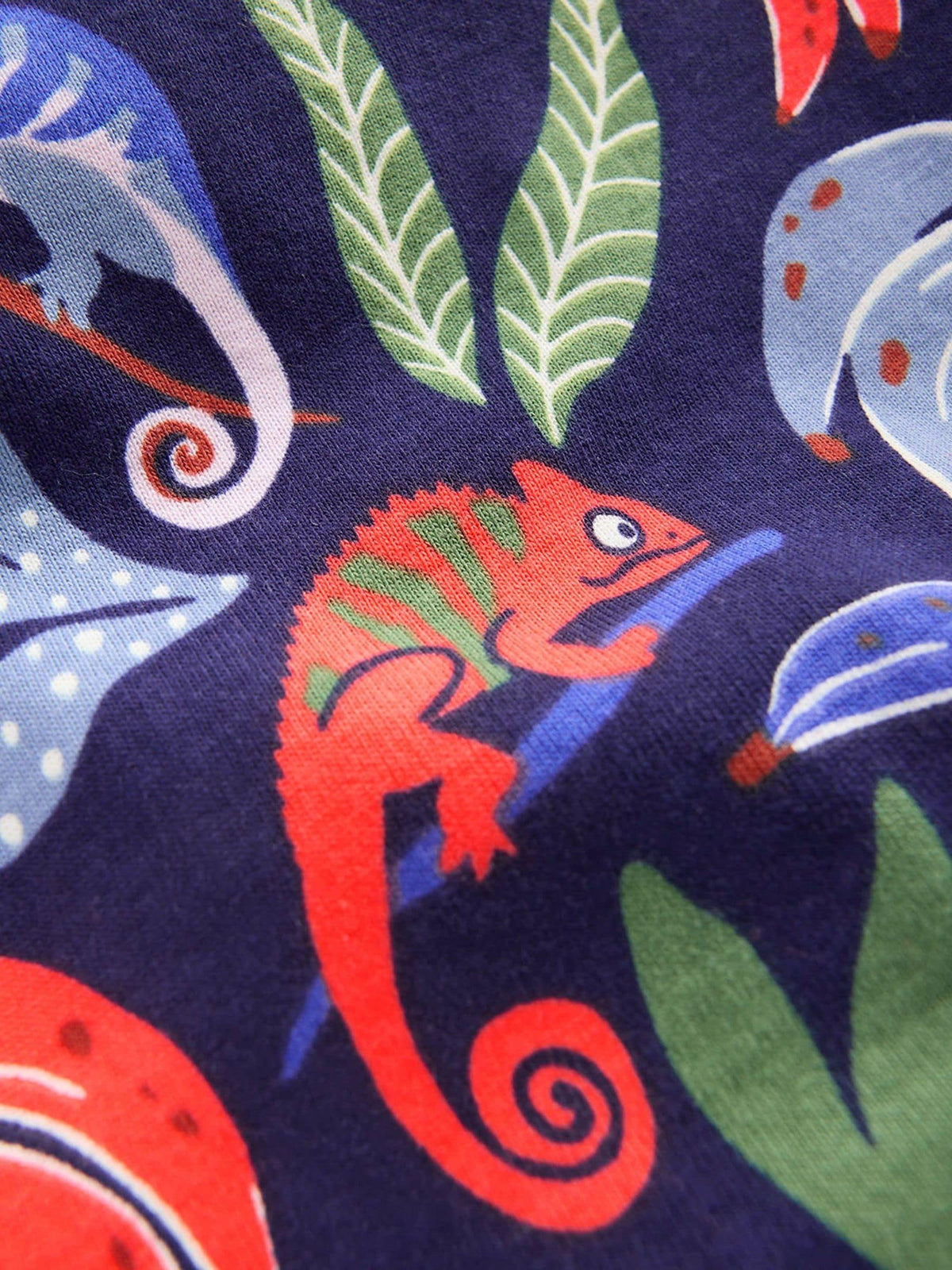Boden Blue Snug Short John Glow Pyjamas - image 3