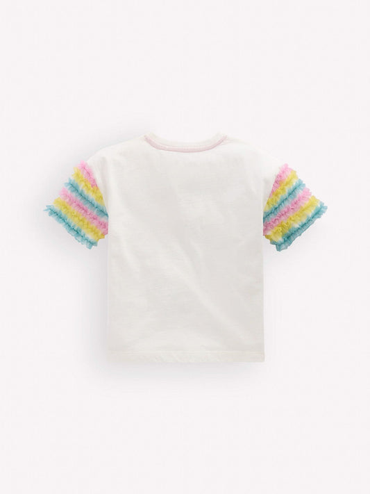 Dsiney Kidz - Boden White Tulle Mix Top image 2