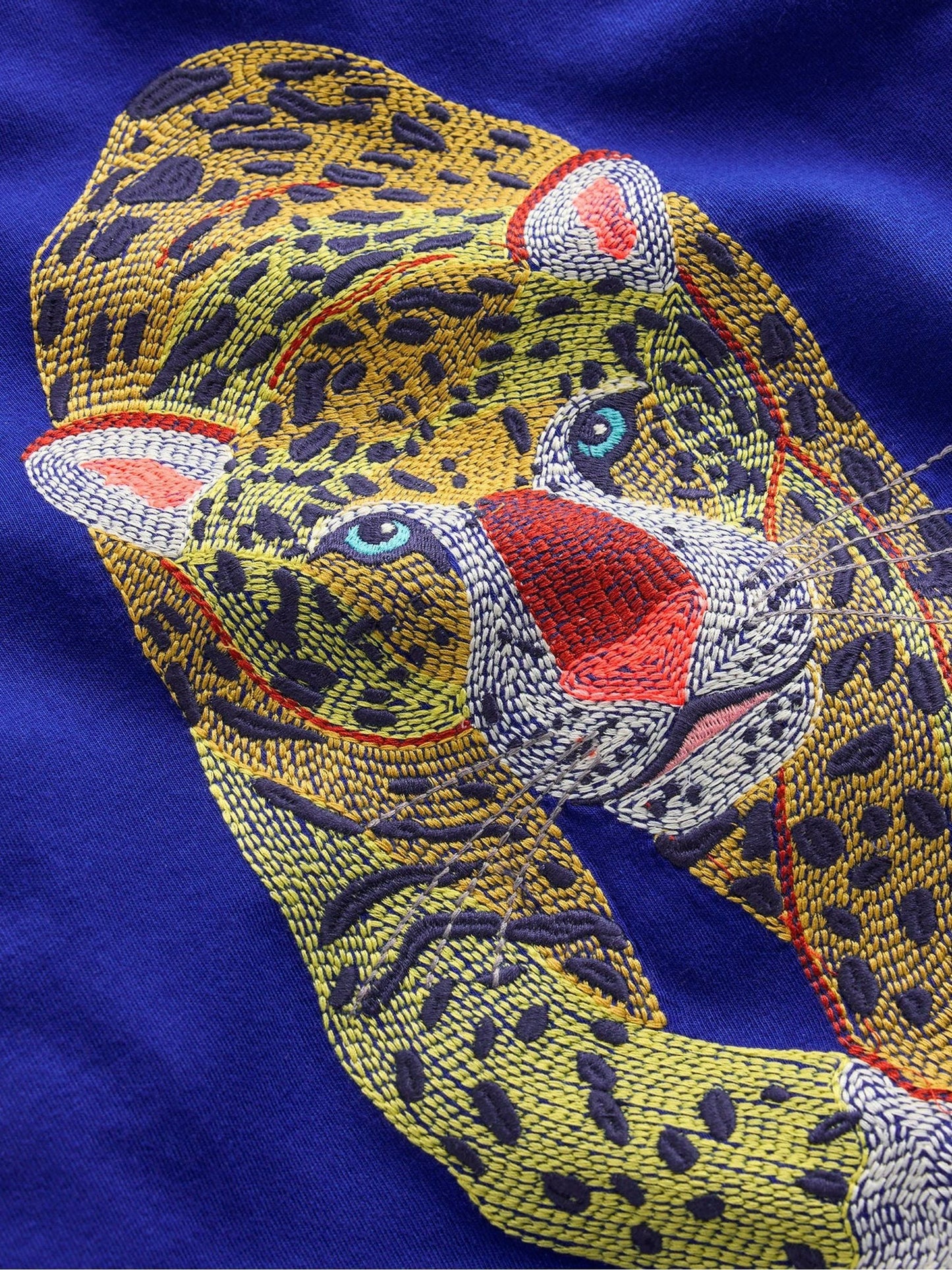 Boden Blue Superstitch T-Shirt image 3