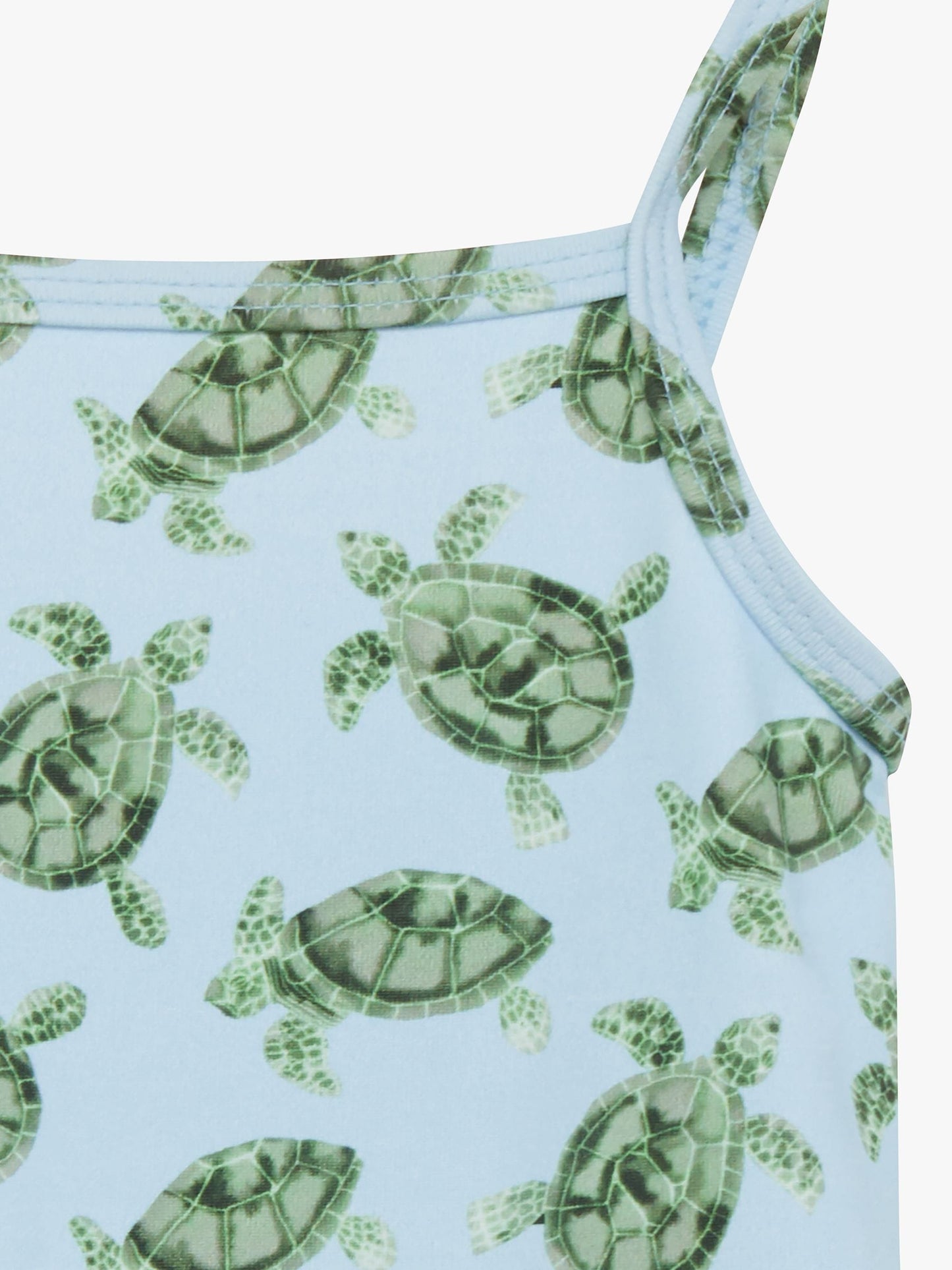 Trotters London Blue Little Turtle Peplum Swimsuit image 4