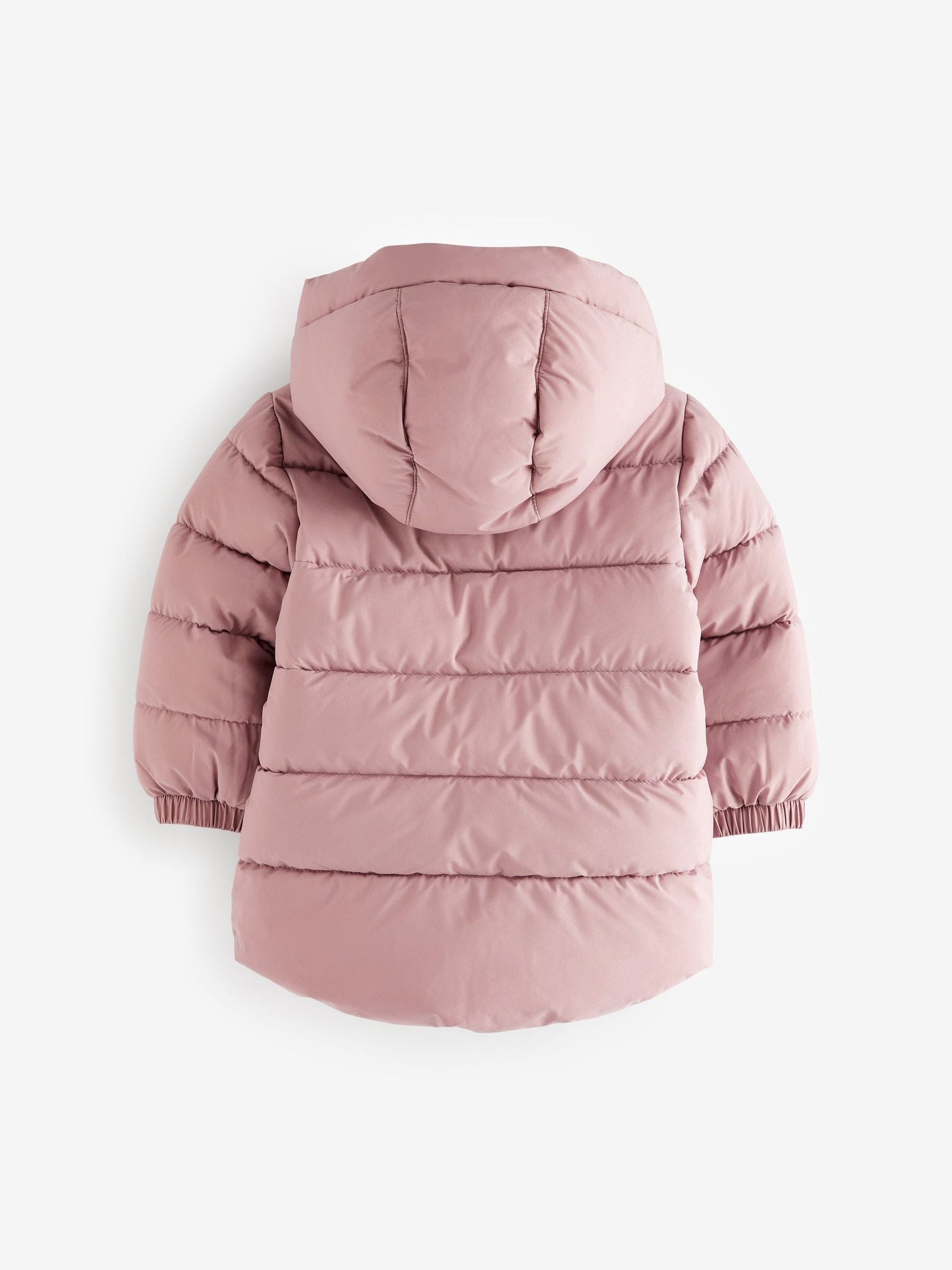 Pink Shower Resistant Fleece Lined Hooded Padded Coat (3mths-7yrs)