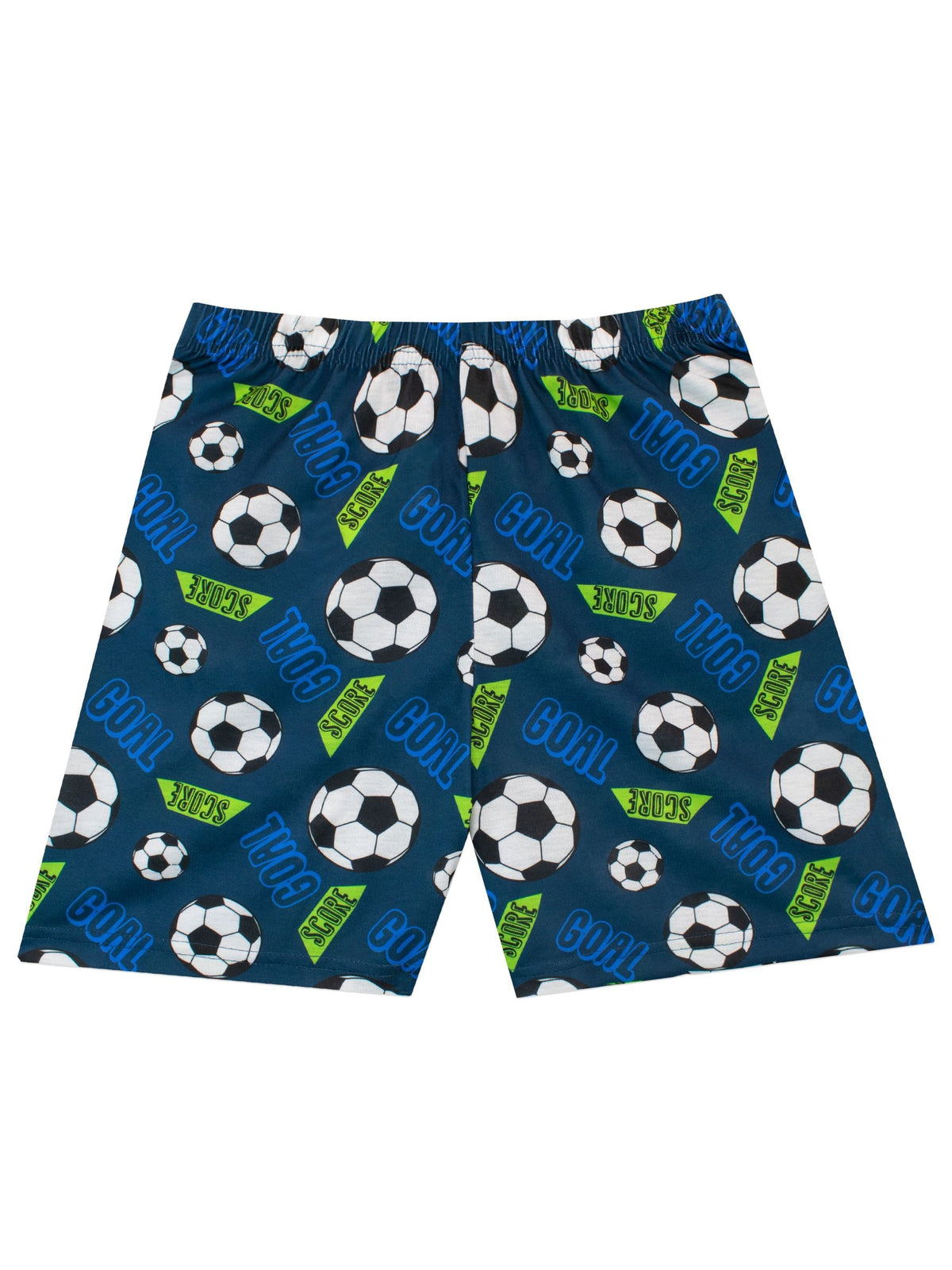 Character Blue Football Pyjamas Eat Sleep Football Shorts - image 3