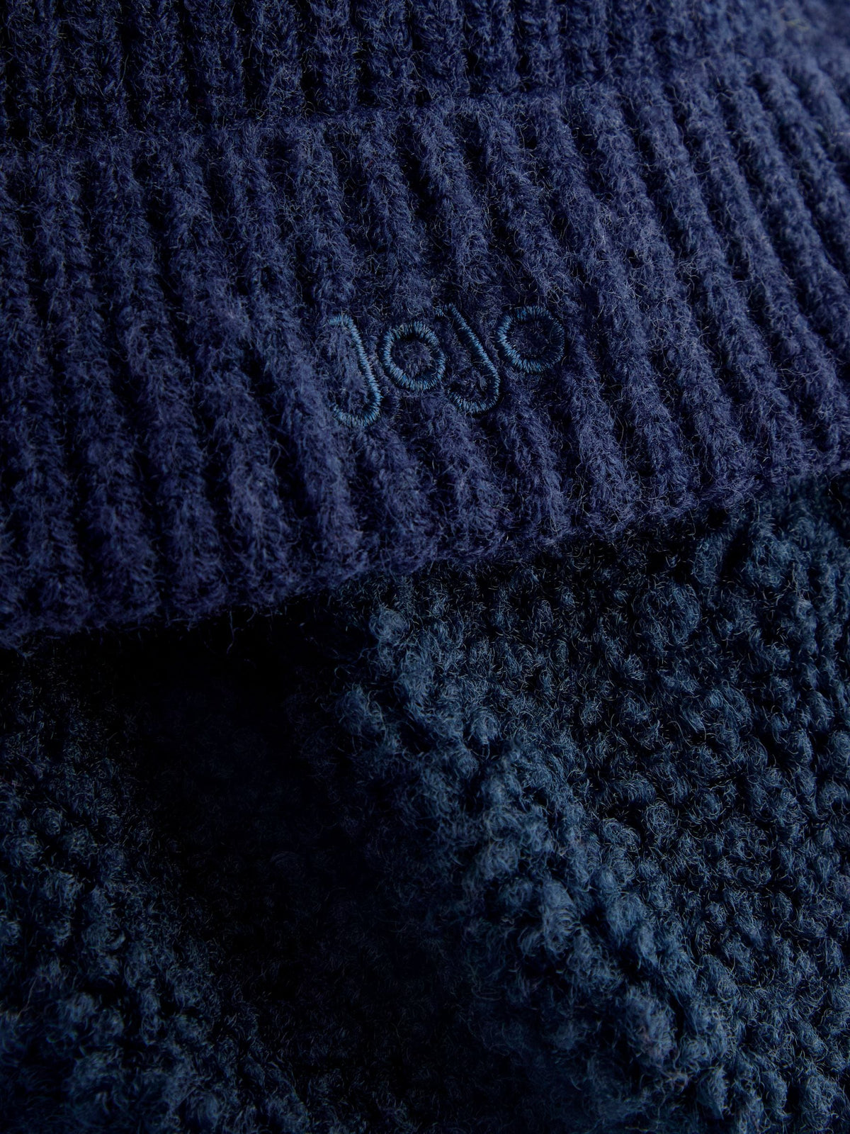 Jojo Maman Bébé Blue Cosy Pom Pom Rib Hat - image 4