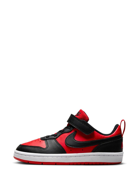 Nike Red/Black Junior Court Borough Low Recraft Trainers image 2