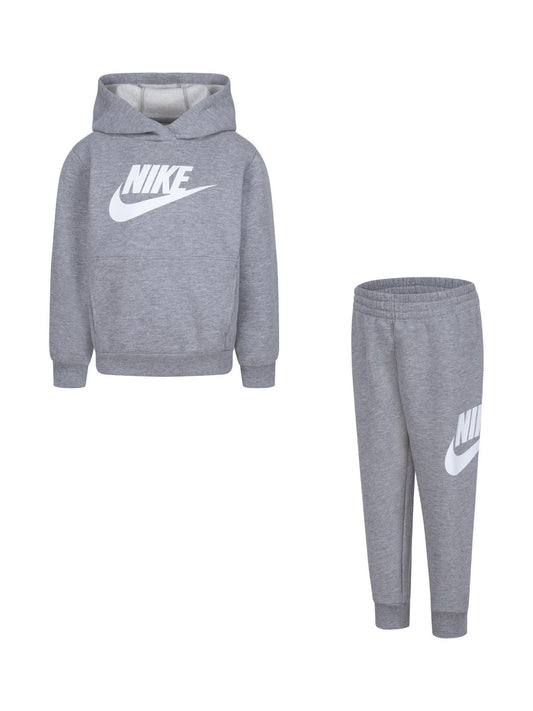 Dsiney Kidz - Nike Grey Little Kids Club Fleece Tracksuit Set image 2