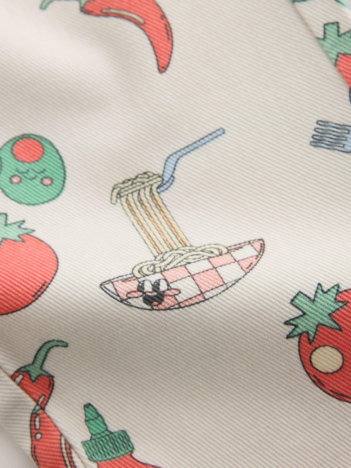 Dsiney Kidz - Ecru Food Printed Jeans (3mths-7yrs) image 4