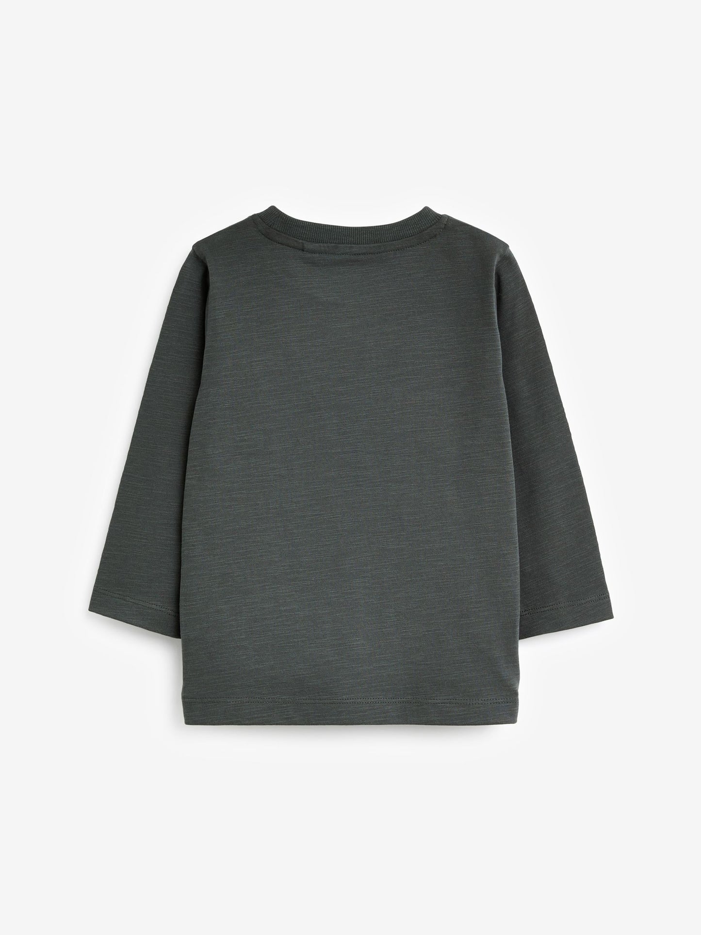Dsiney Kidz - Charcoal Grey Long Sleeve Plain T-Shirt (3mths-7yrs) image 2
