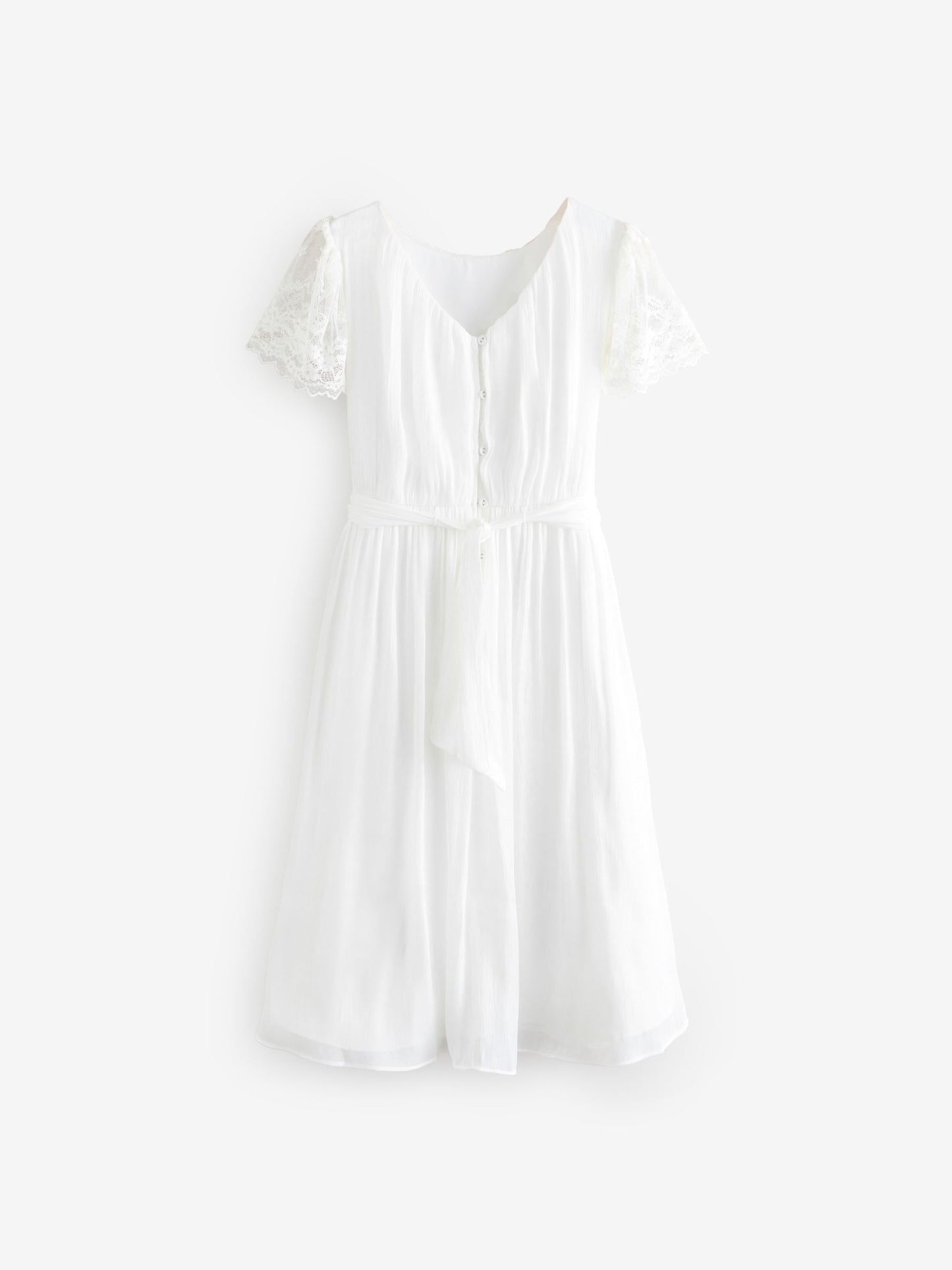 Angel & Rocket White Lace Sleeve Aria Maxi Dress image 2