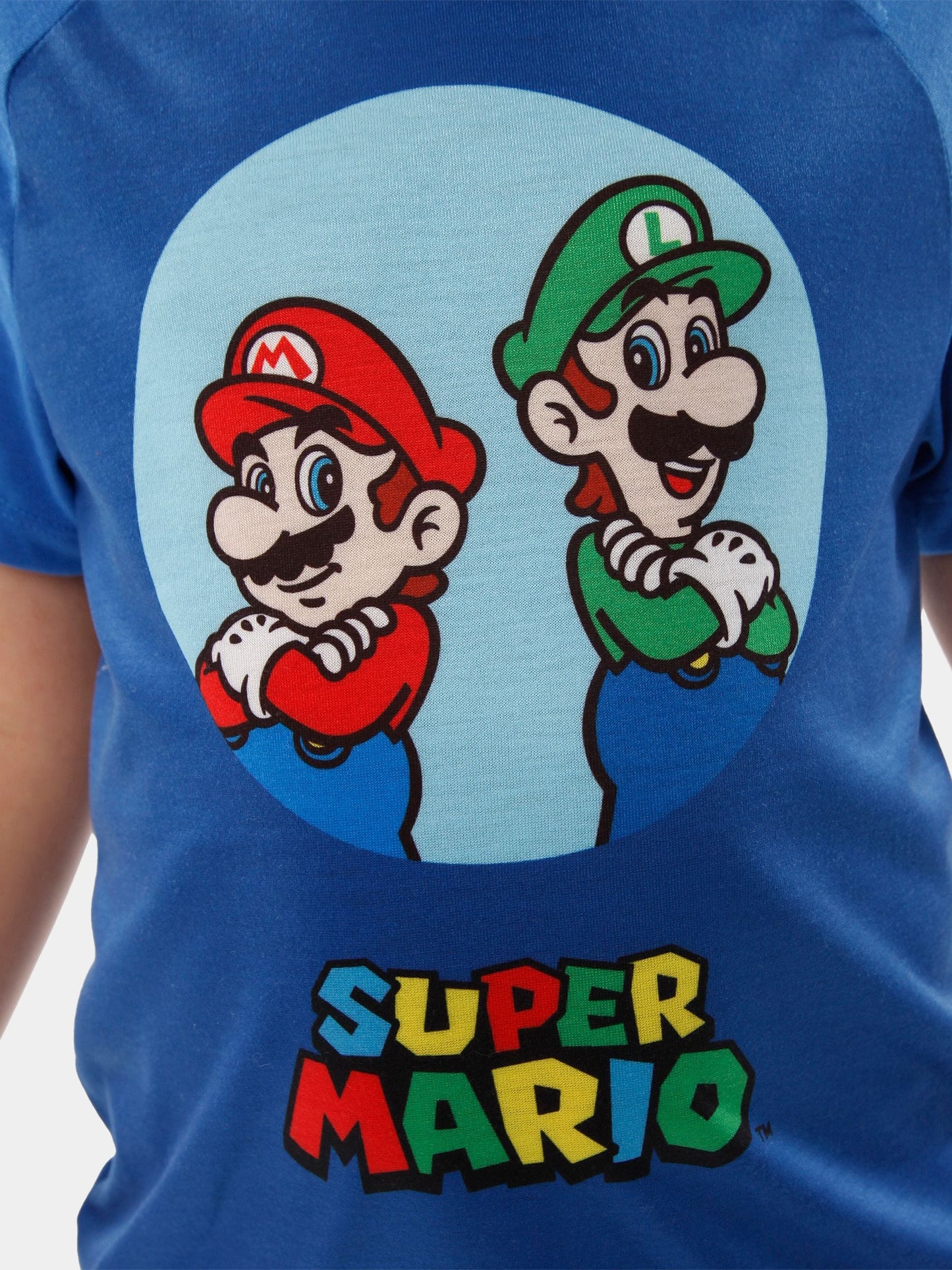 Dsiney Kidz - Character Blue Super Mario And Luigi Short Pyjamas image 5
