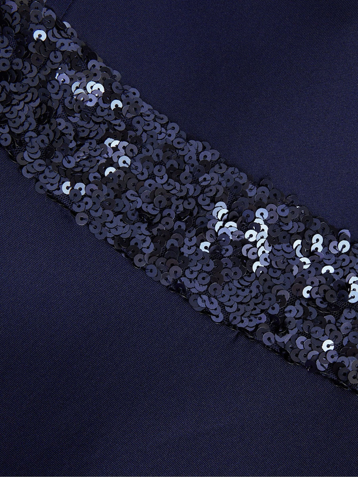 Monsoon Blue Sequin Scuba Prom Dress - image 4