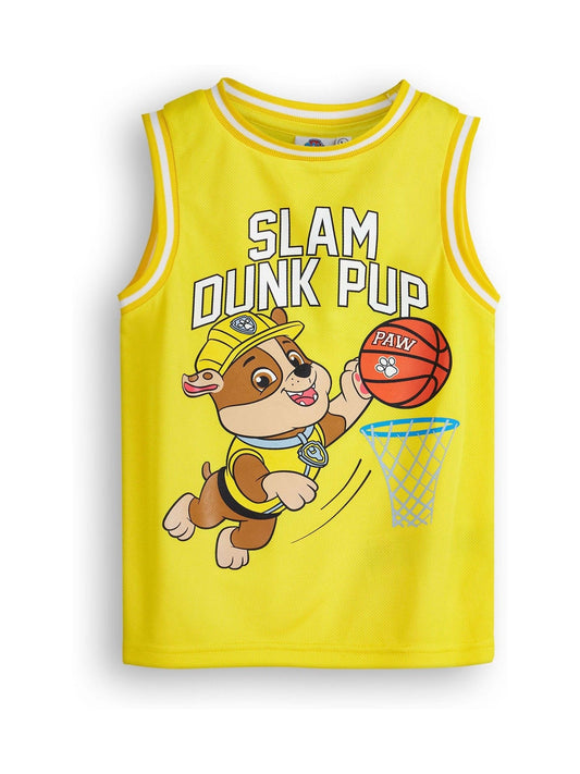 Vanilla Underground Yellow Paw Patrol Kids Marshall 2 Piece Basketball Set image 2