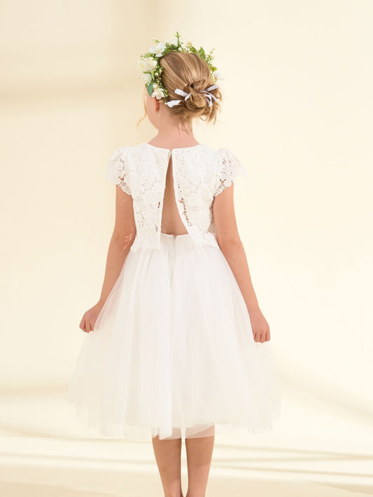 Dsiney Kidz - Angel & Rocket Cream Esme Lace Dress image 2