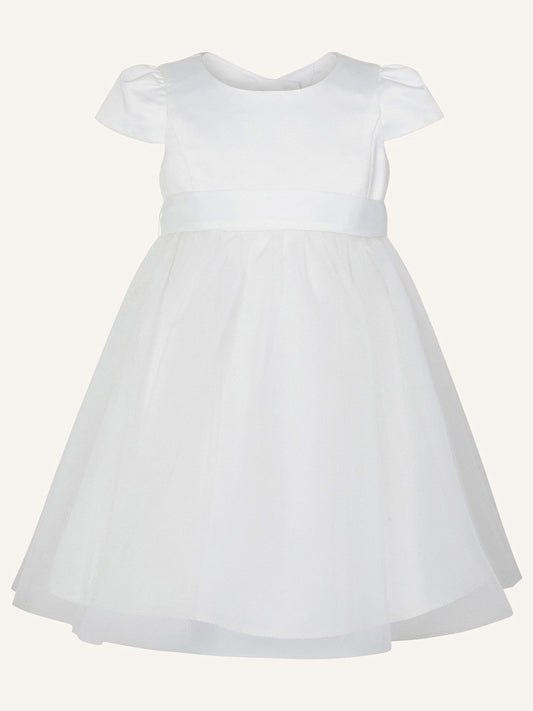 Dsiney Kidz - Monsoon Ivory Tulle Baby Flower Girl Dress image 2