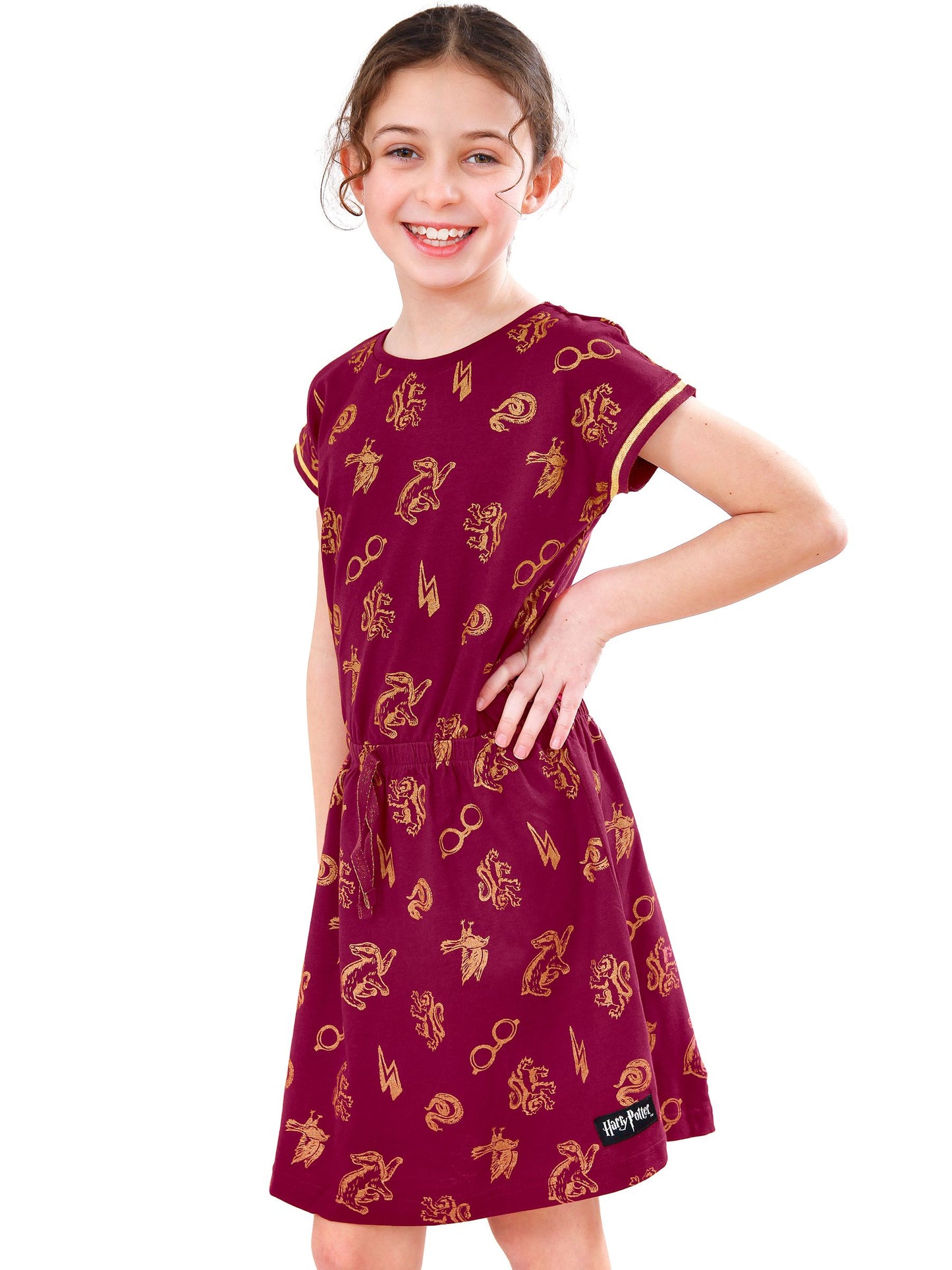 Character Red 100% Cotton Harry Potter Dress image 5